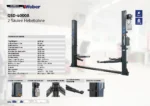 Pont élévateur à 2 colonnes Weber Série Klassik QSD-4000A avec ancrage et huile inclus – Image 4